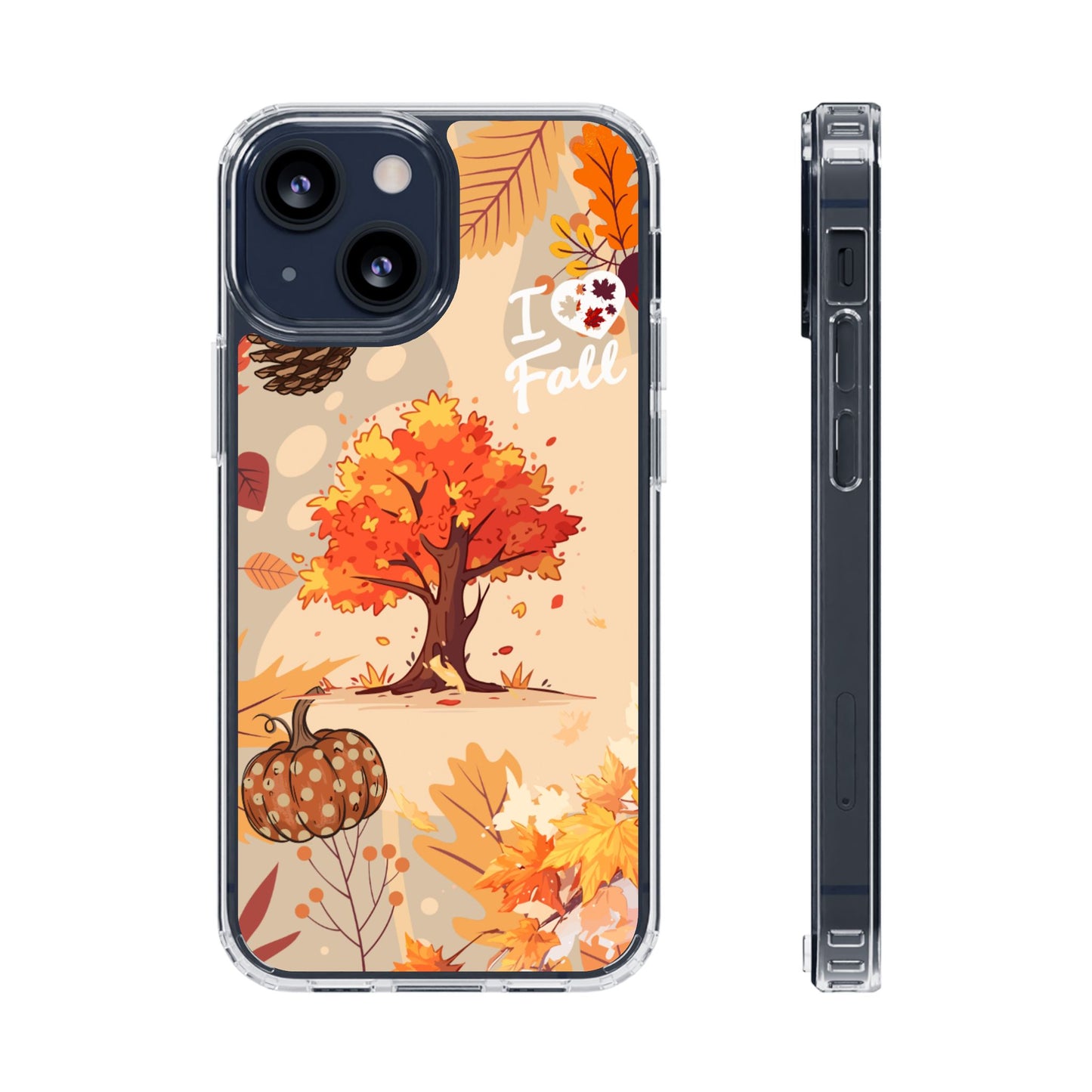Clear Phone Case – Fall in Love
