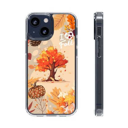 Clear Phone Case – Fall in Love