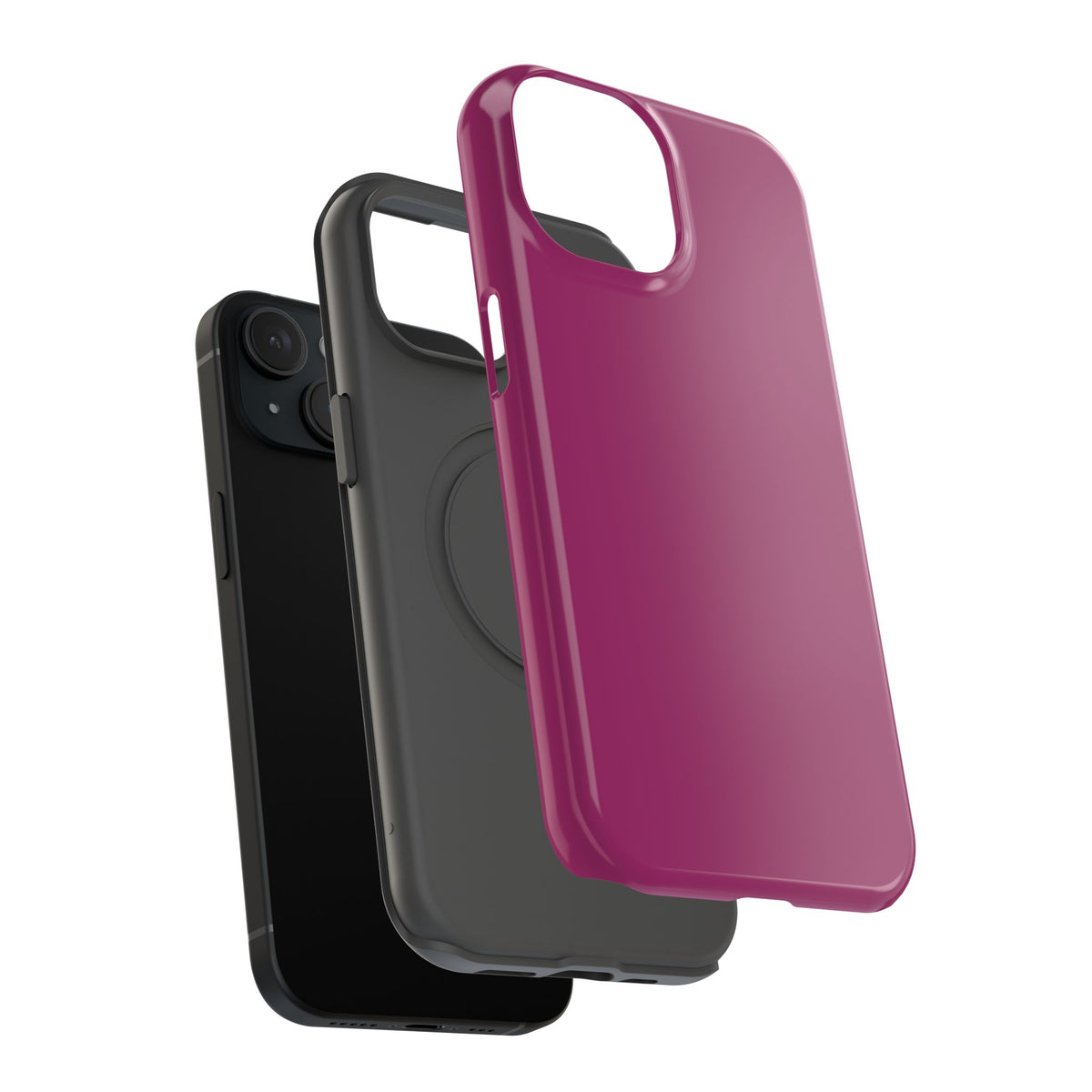 Impact-Resistant Phone Case – Orchard Plum – Compatible with iPhone 11–17 & Samsung Galaxy S22–S26 Series