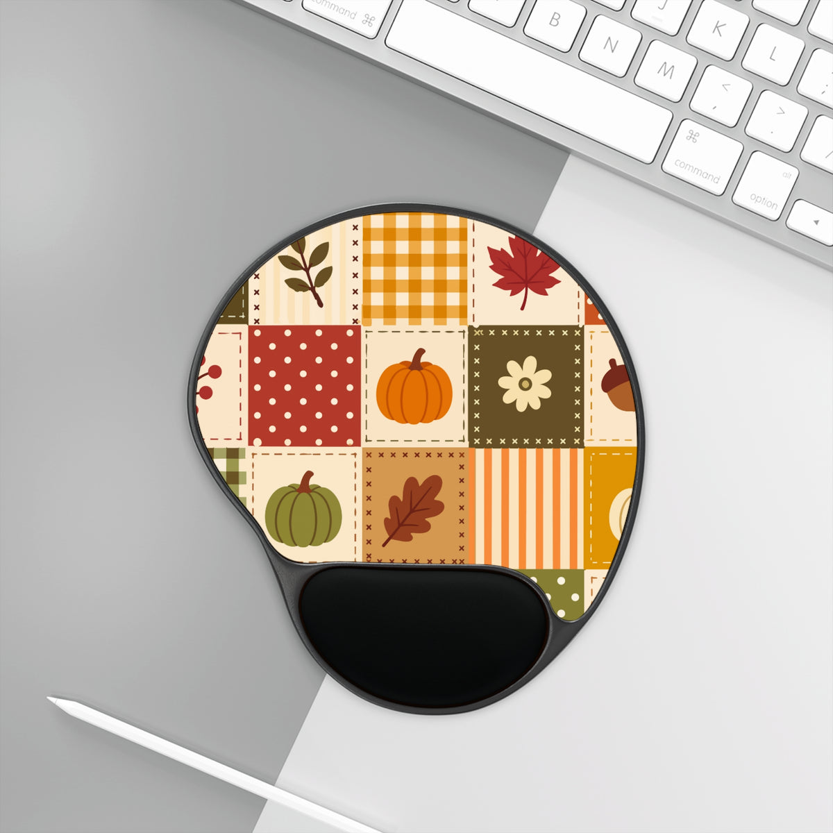 Ergonomic Mouse Pad – Harvest Stitch