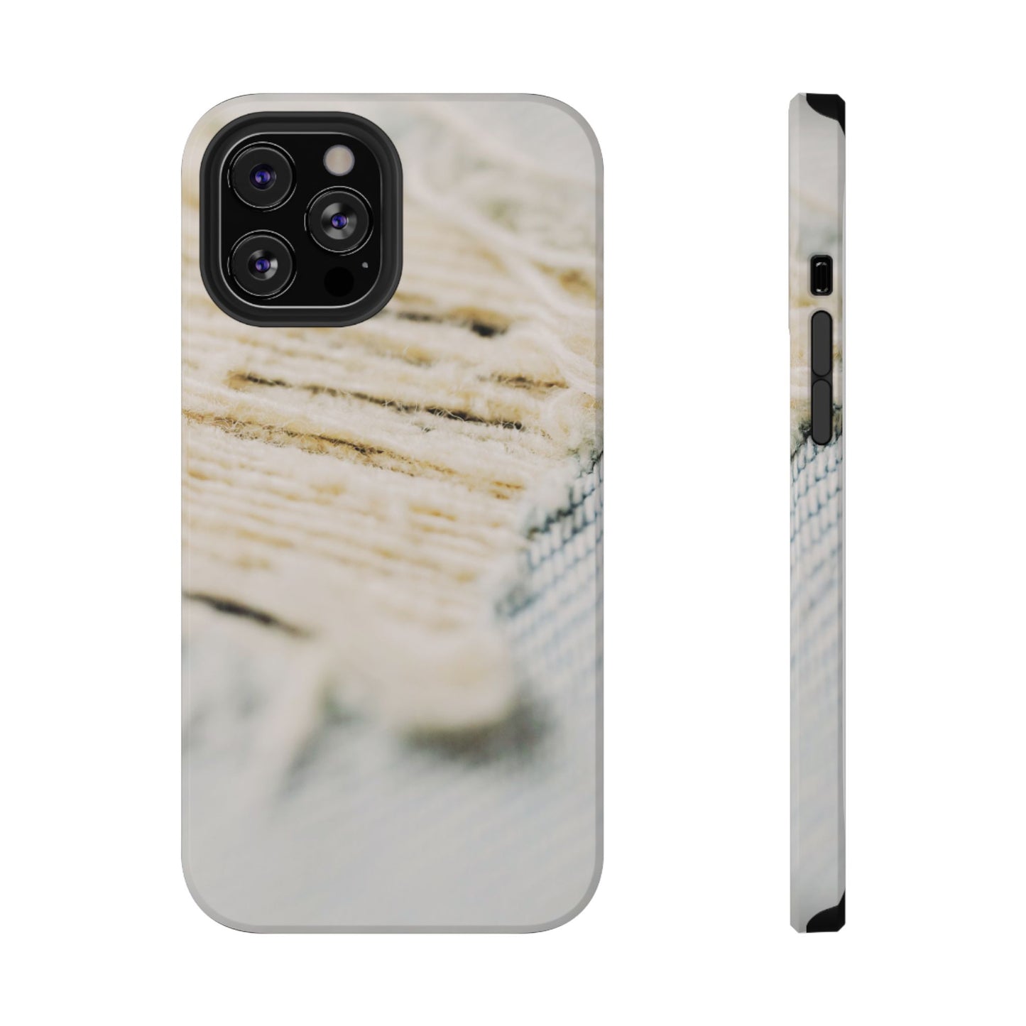 Impact-Resistant Phone Case – Woven Warmth