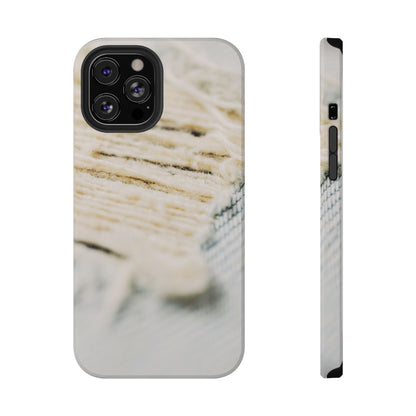 Impact-Resistant Phone Case – Woven Warmth