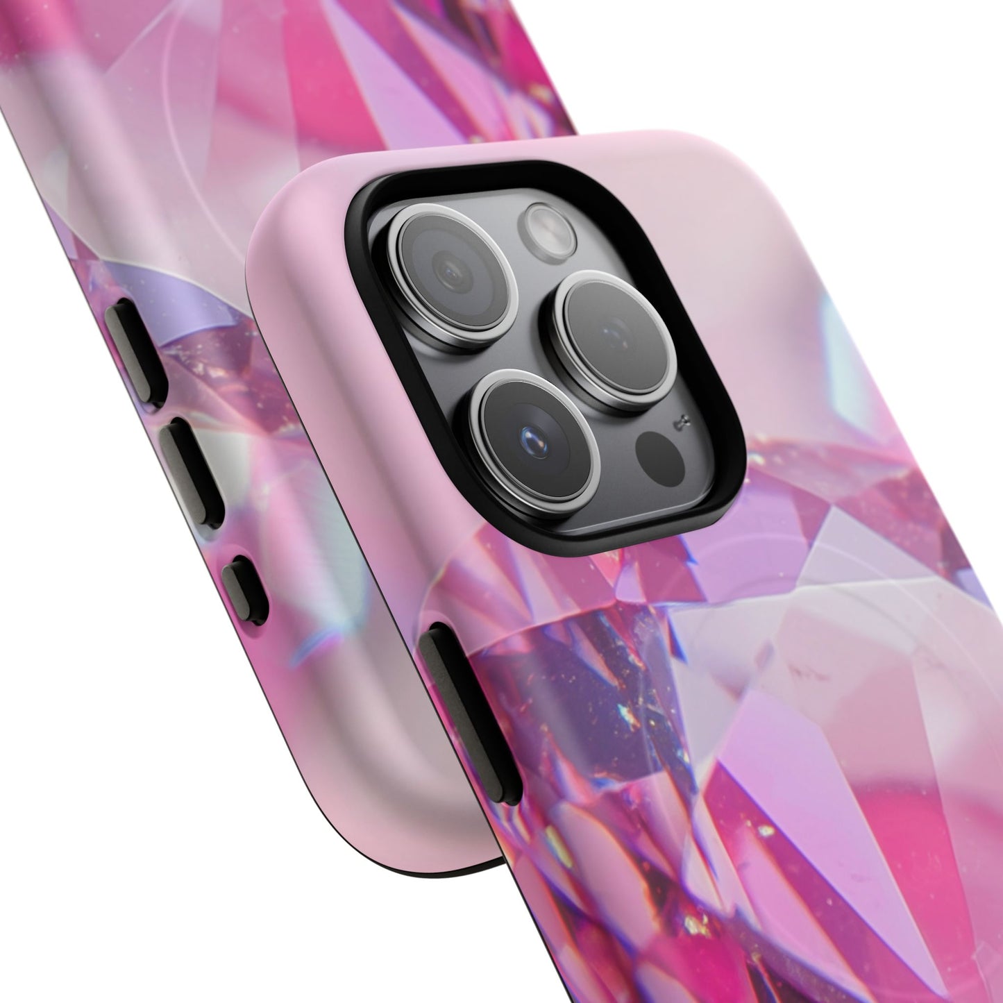 Protective Magnetic Phone Case – Pink Ice