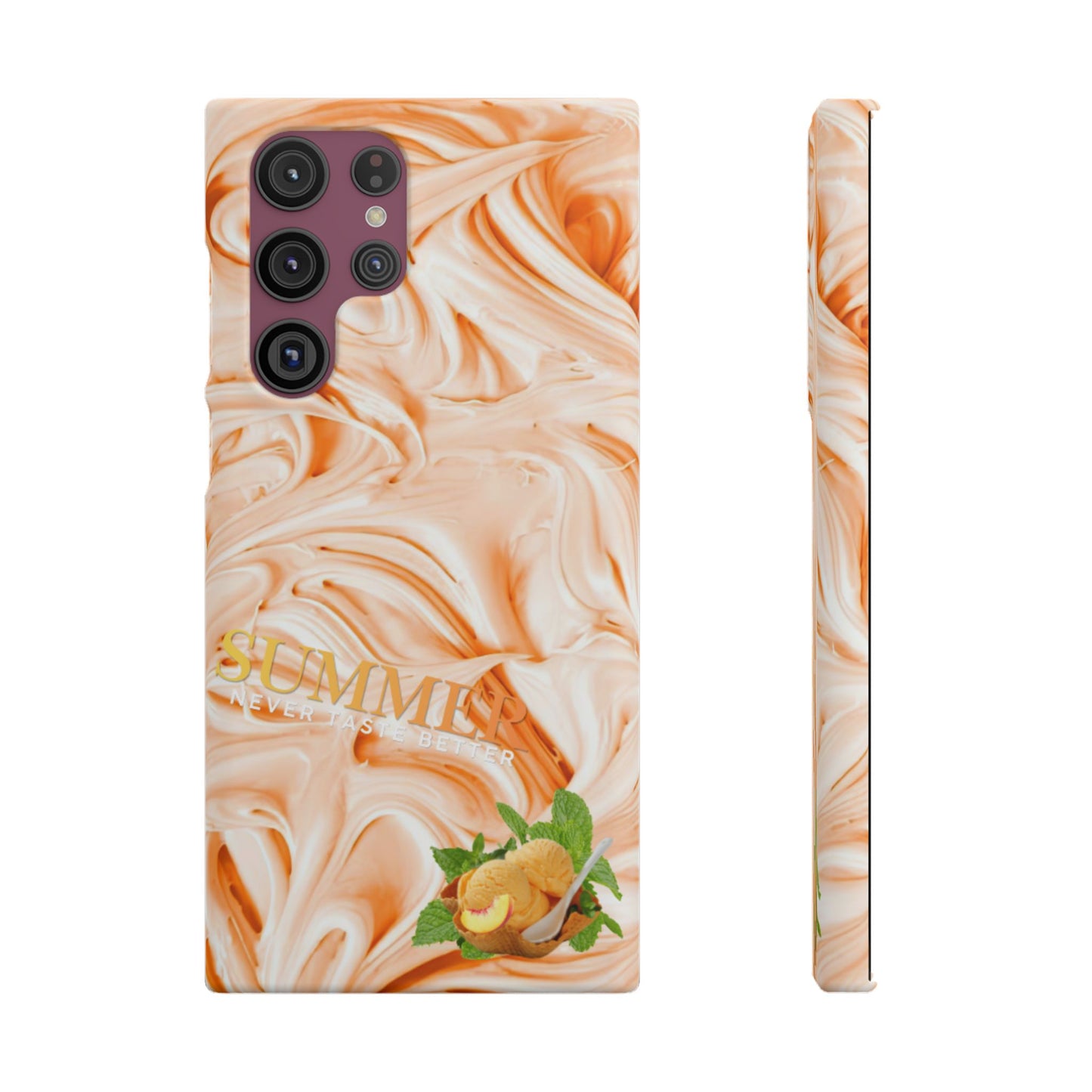 Snap Phone Case – Peach Sorbet