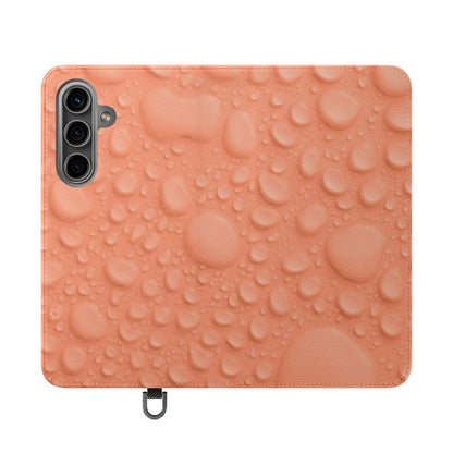 Flip Case - Apricot Rain