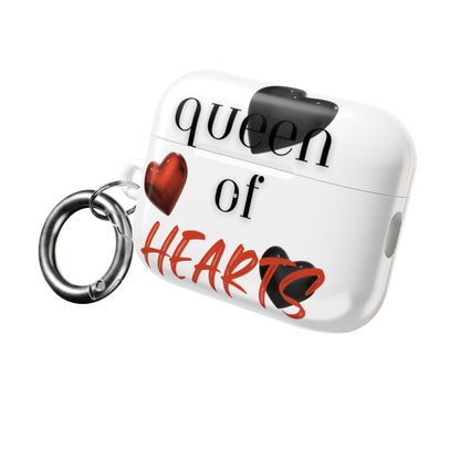 Earbud Case Cover – Queen of Hearts