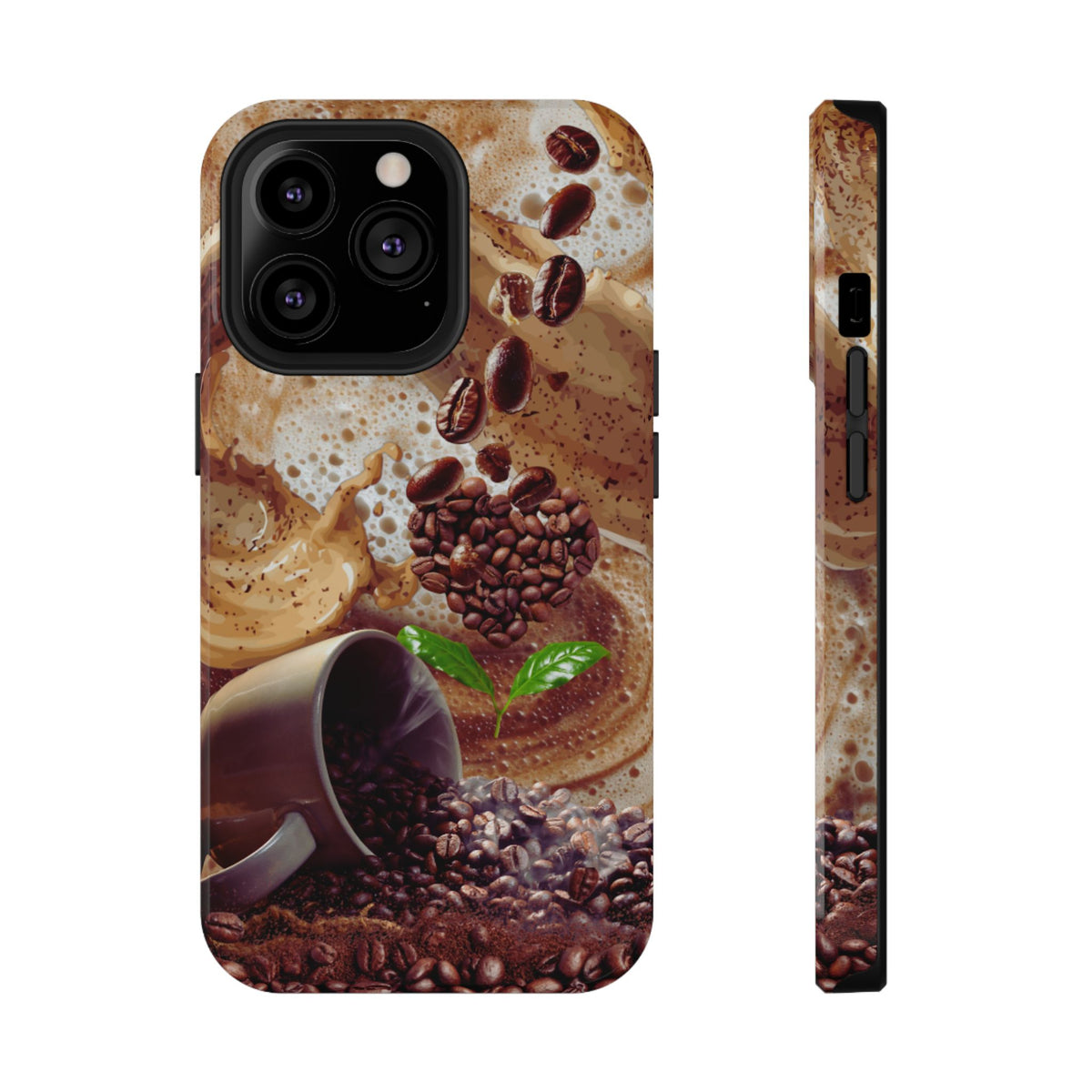 Impact-Resistant Phone Case – Love at First Sip – Compatible with iPhone 11–17 & Samsung Galaxy S22–S26 Series