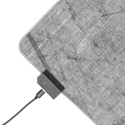 Gaming LED Desk Mat – Forged Steel
