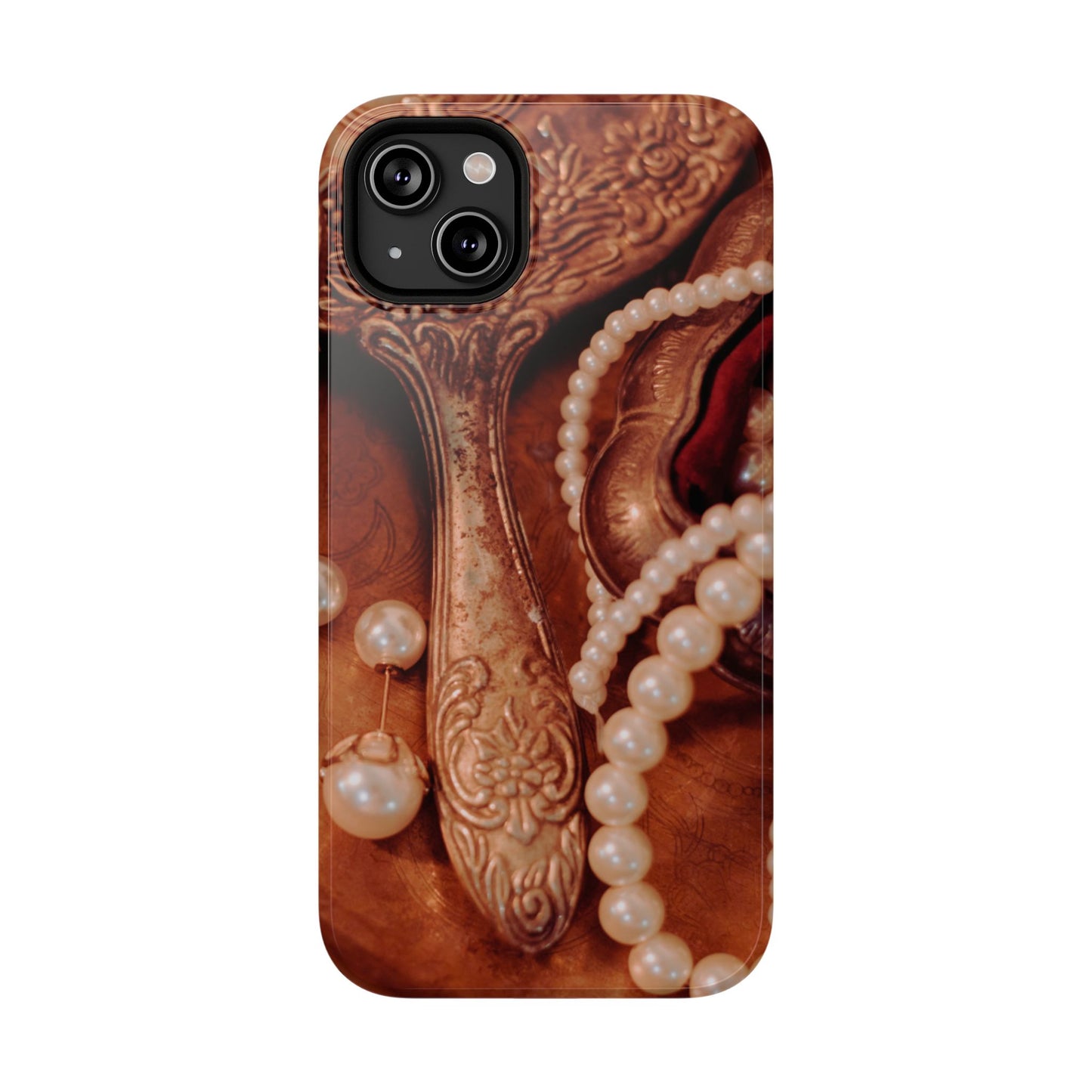 Impact-Resistant Phone Case – Bronze Vanity