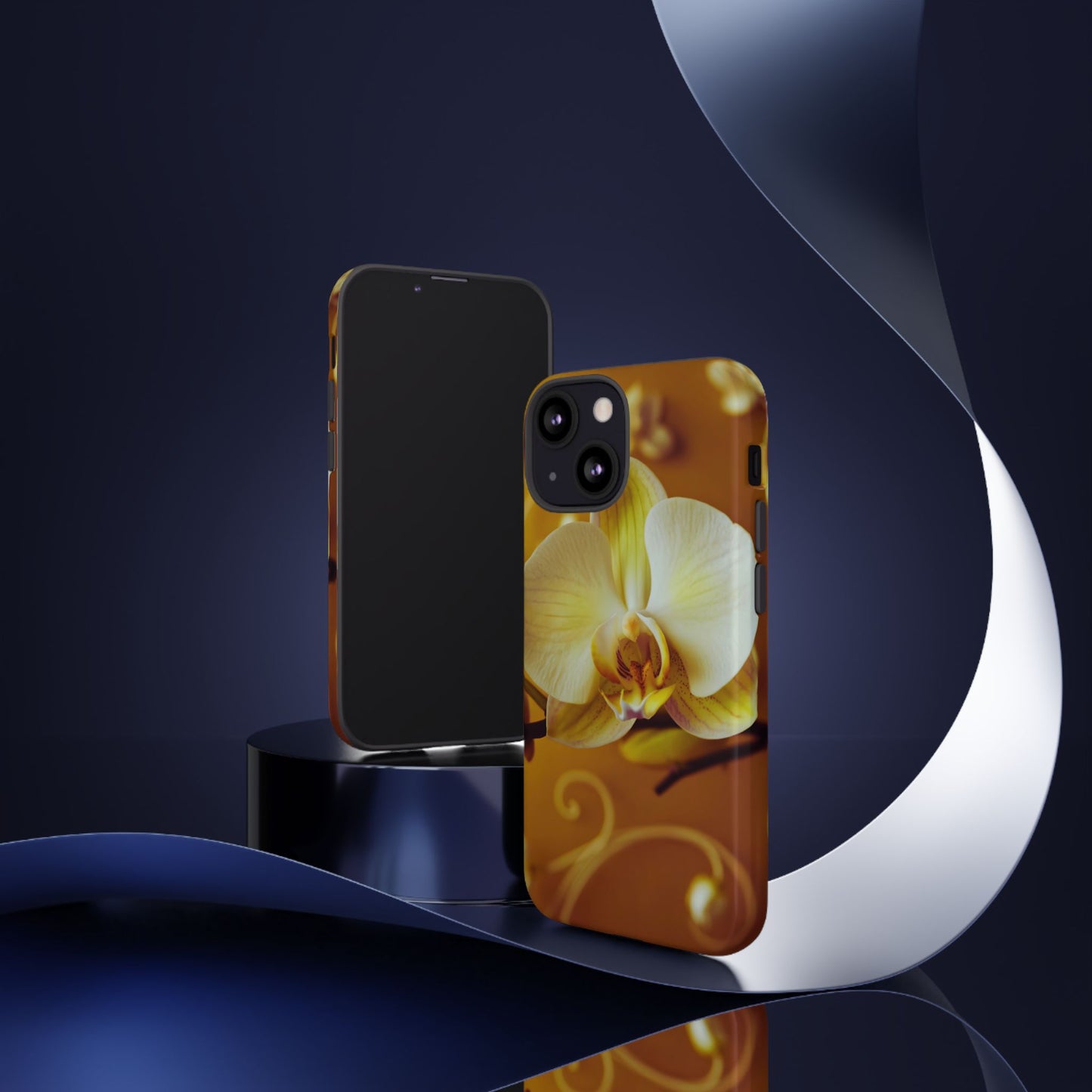 Protective Phone Case – Amber Orchid