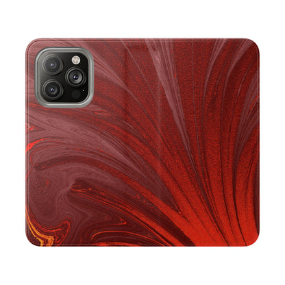 Flip Case – Crimson Current
