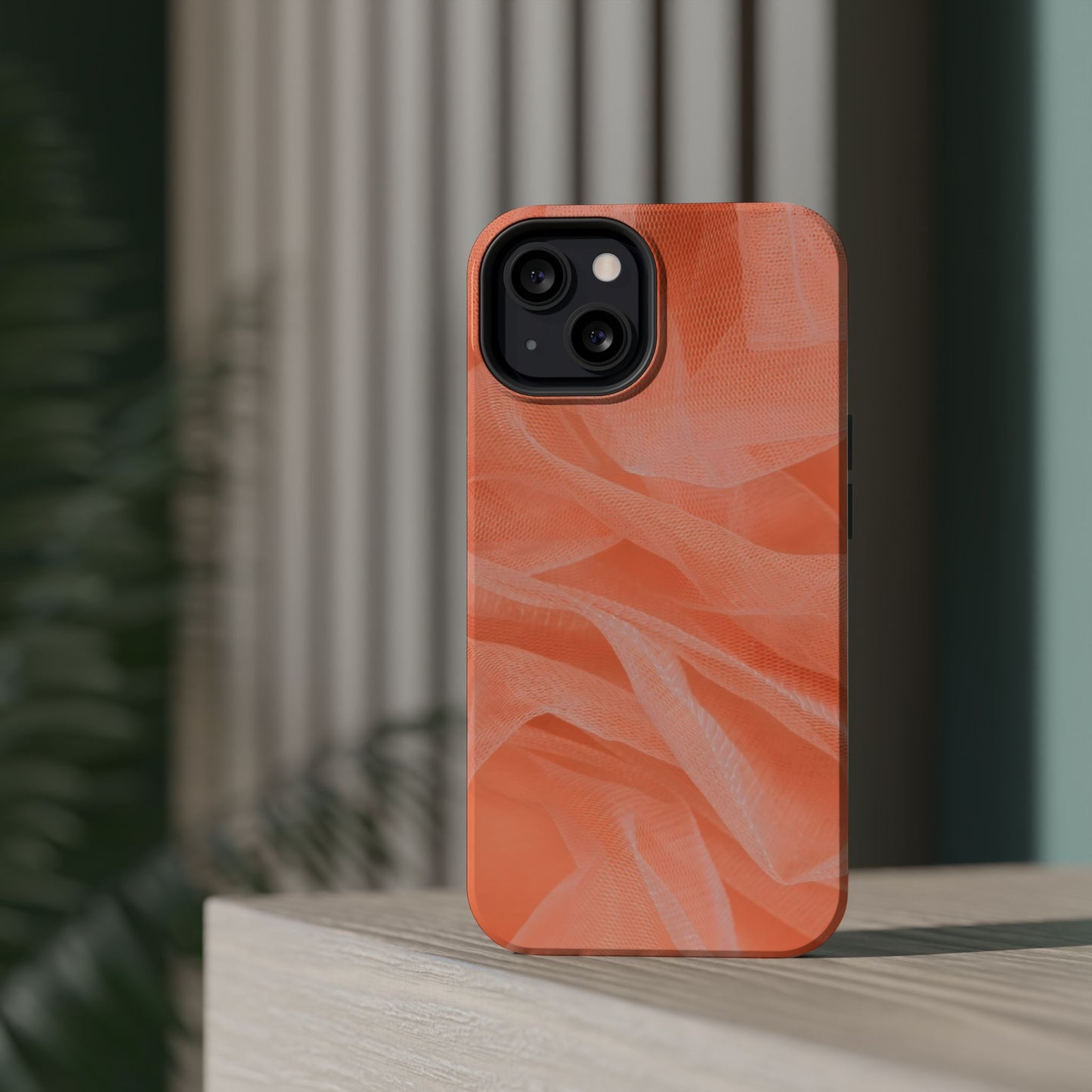 Wireless-Charging Compatible Case – Coral Veil