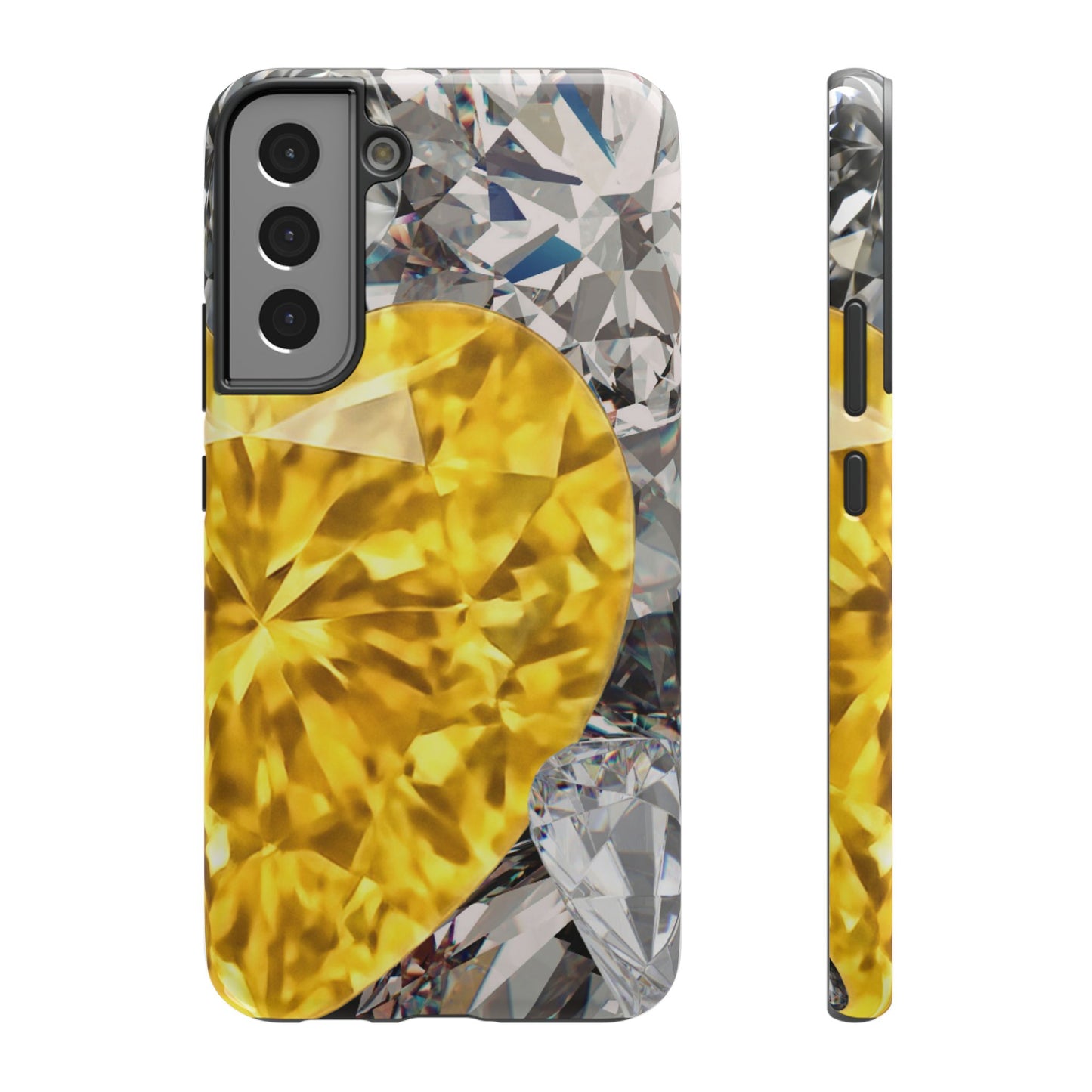 Impact-Resistant Phone Case – Heart of Gold