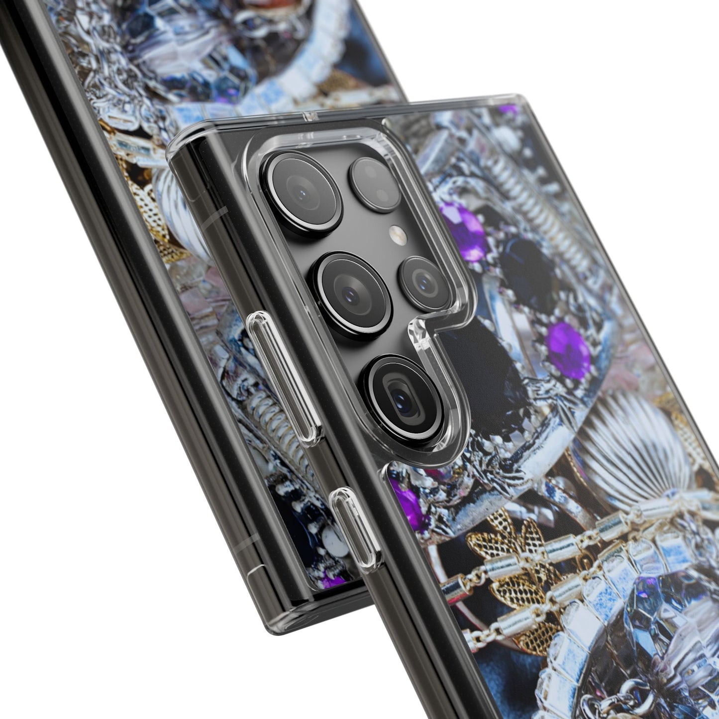 Clear Phone Case – Chrome Jewel