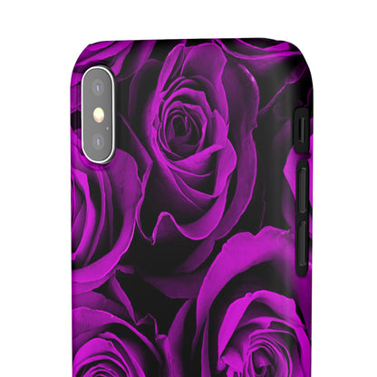 Snap Phone Case – Amethyst Roses