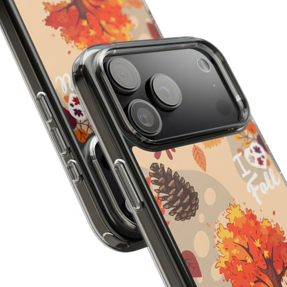 Clear Phone Case – Fall in Love