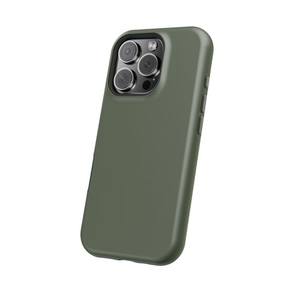 Wireless-Charging Compatible Case – Cabin Green – Compatible with iPhone 13–17 & Samsung Galaxy S25–S26 Series