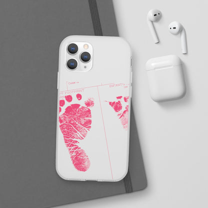 Flexi Case – Mom’s Little Pink Footprints