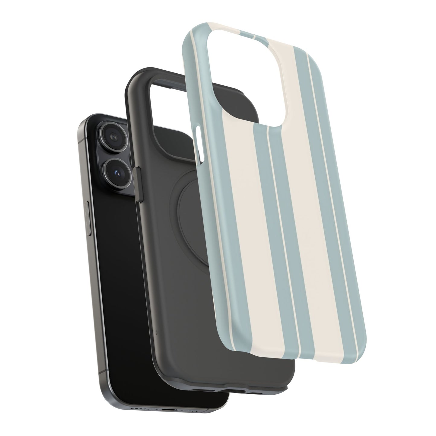 Impact-Resistant Phone Case – Coastal Stripe