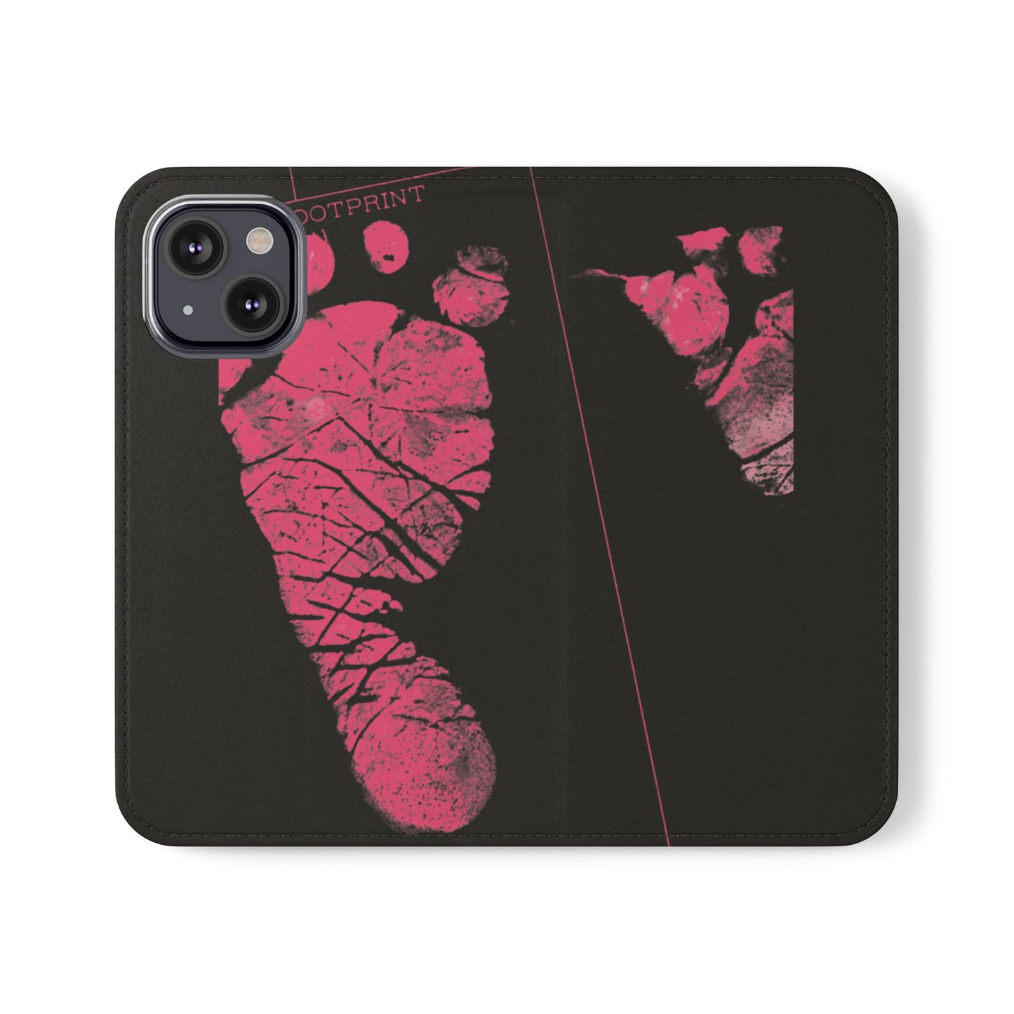 Flip Case – Mom’s Little Pink Footprints