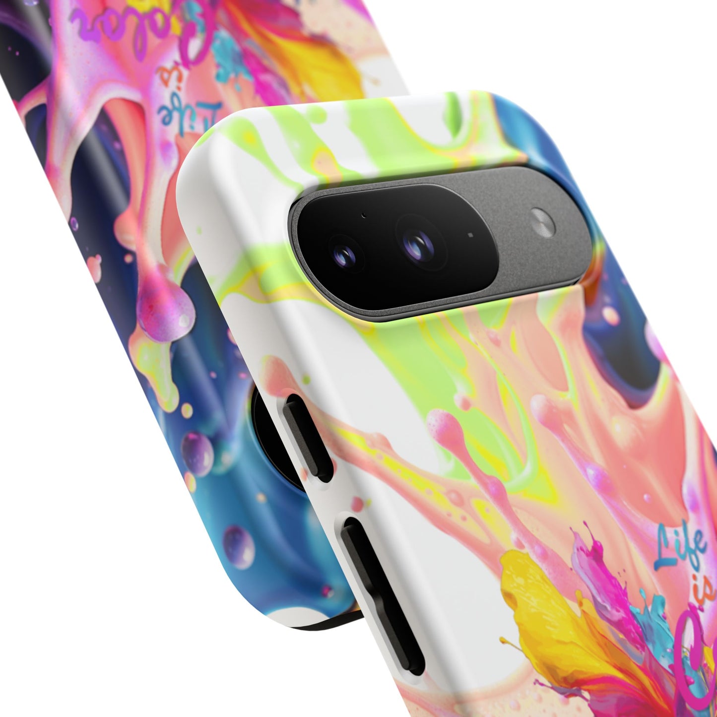Color Splash Phone Case — “Life in Color” Protective Tough Case