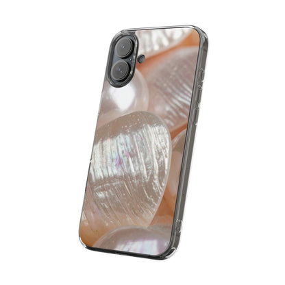 Clear Phone Case – Blush Pearl