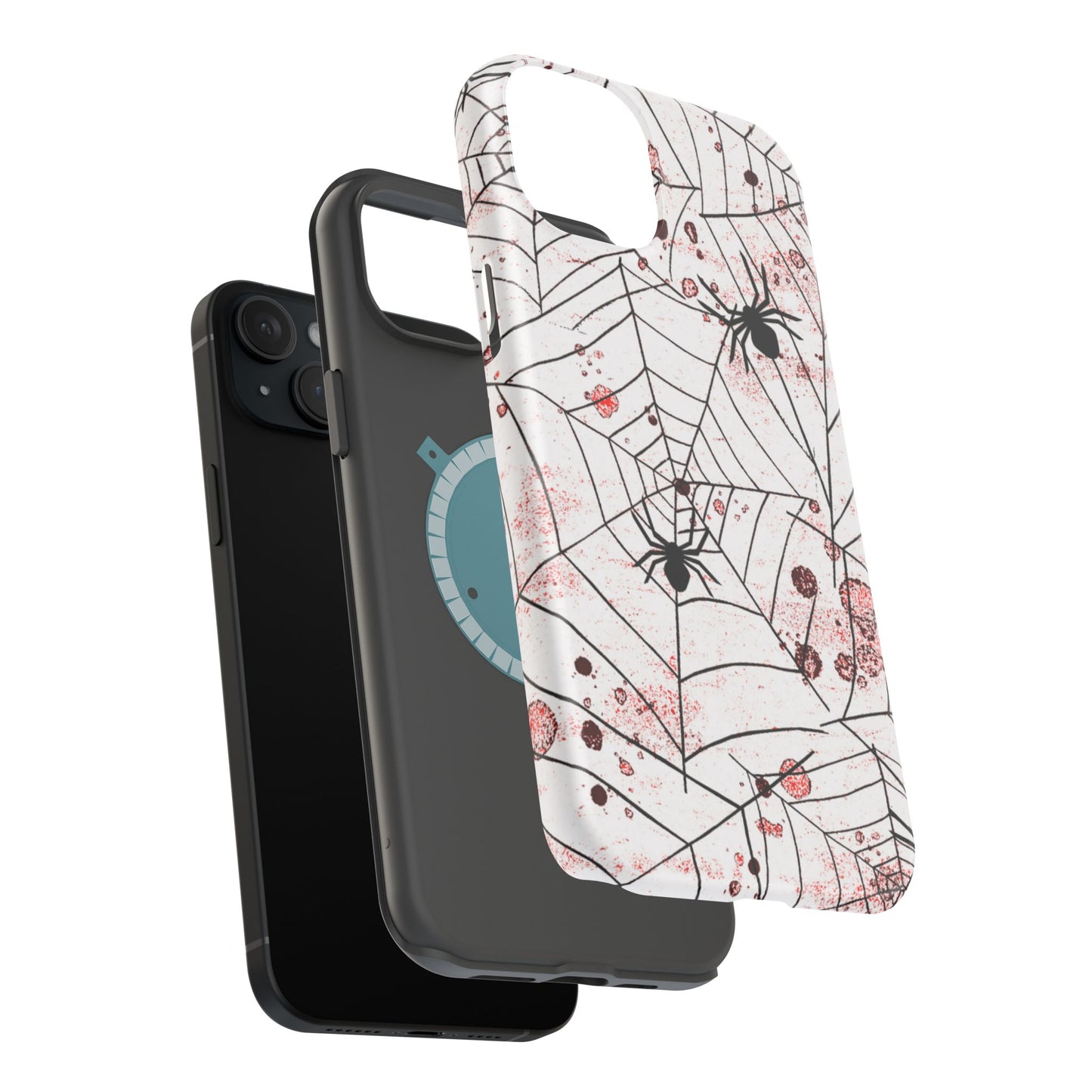 Wireless-Charging Compatible Case – Blood Web