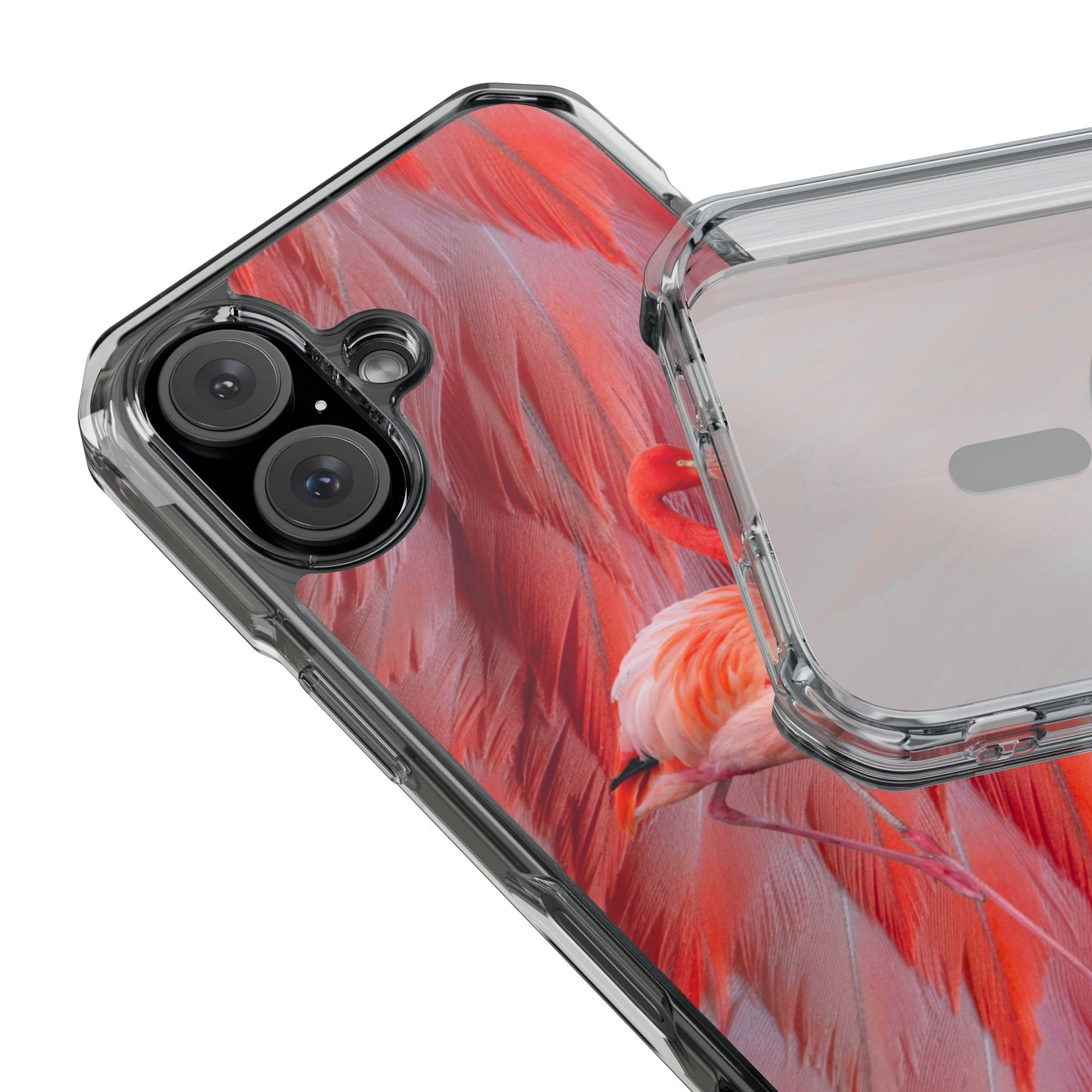 Clear Magnetic Phone Case – Scarlet Plume