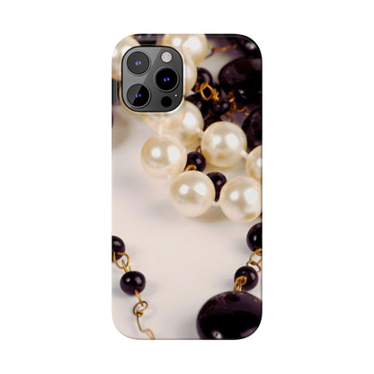 Slim Phone Case – Noir Pearl