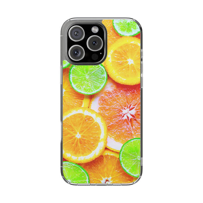 Clear Magnetic Phone Case – Sunkissed Citrus