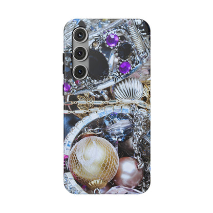 Impact-Resistant Phone Case – Chrome Jewel