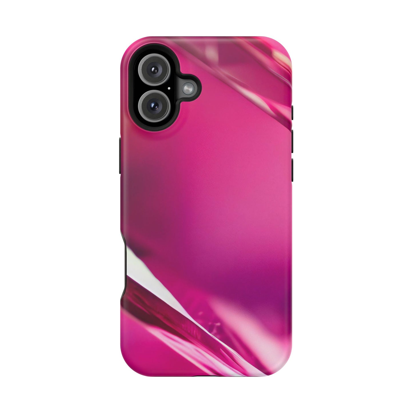 Impact-Resistant Phone Case – Magenta Motion