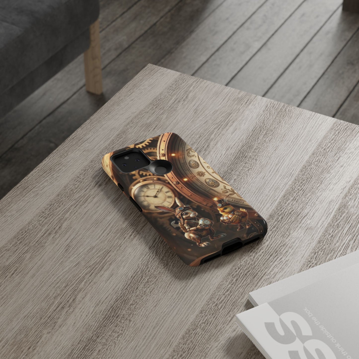 Protective Phone Case – Clockwork Cottontail
