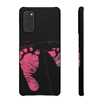Snap Phone Case – Mom’s Little Pink Footprints