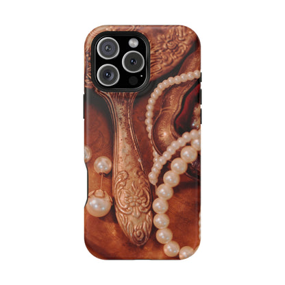 Wireless-Charging Compatible Case – Bronze Vanity