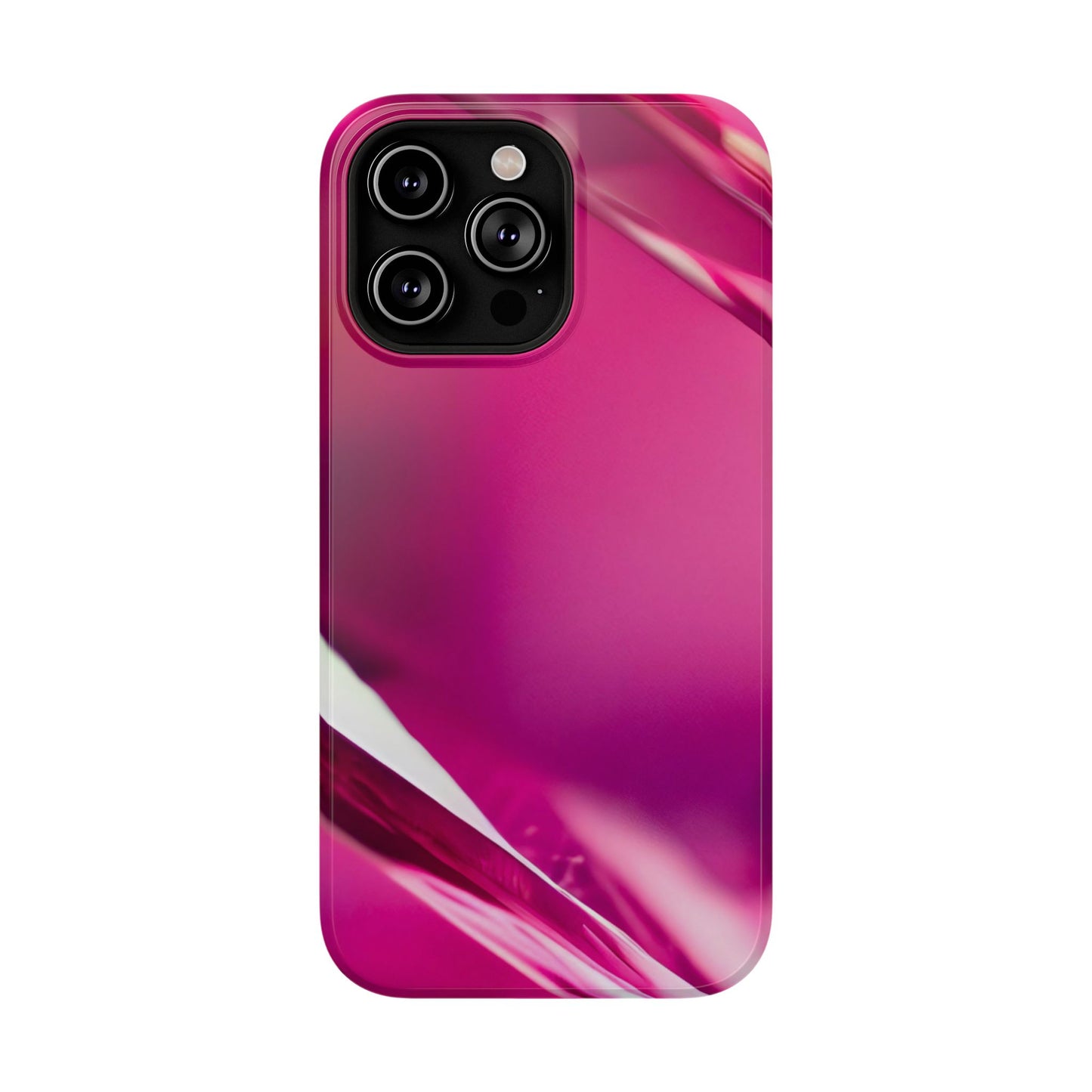 Impact-Resistant Phone Case – Magenta Motion