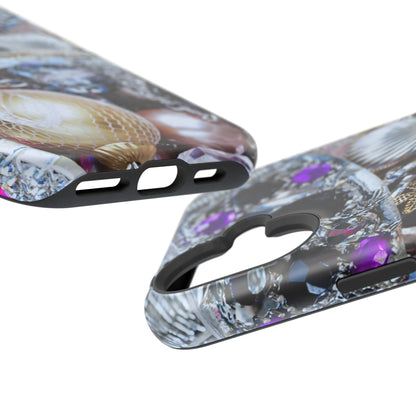 Impact-Resistant Phone Case – Chrome Jewel