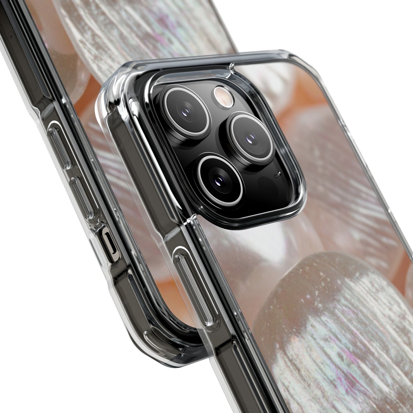 Clear Magnetic Phone Case – Blush Pearl