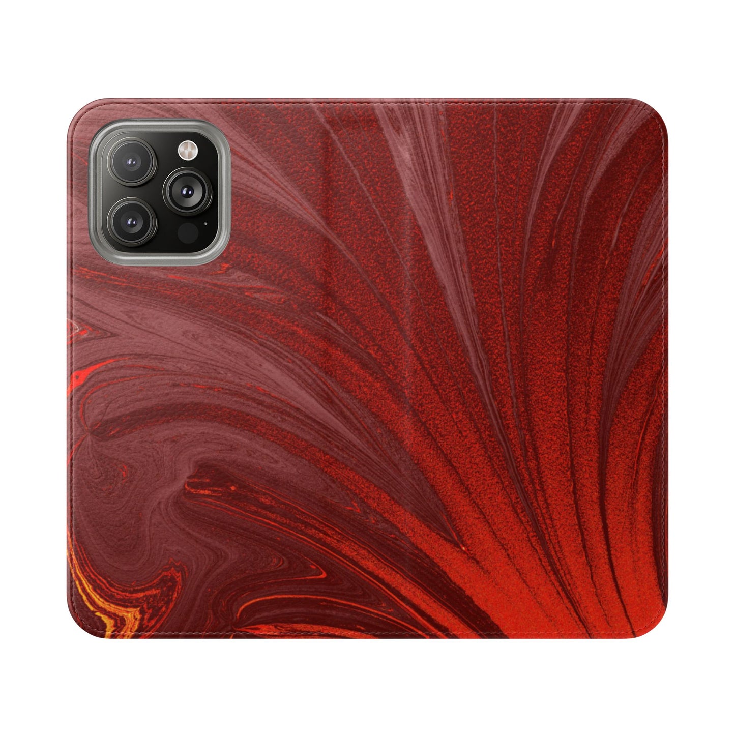 Flip Case – Crimson Current