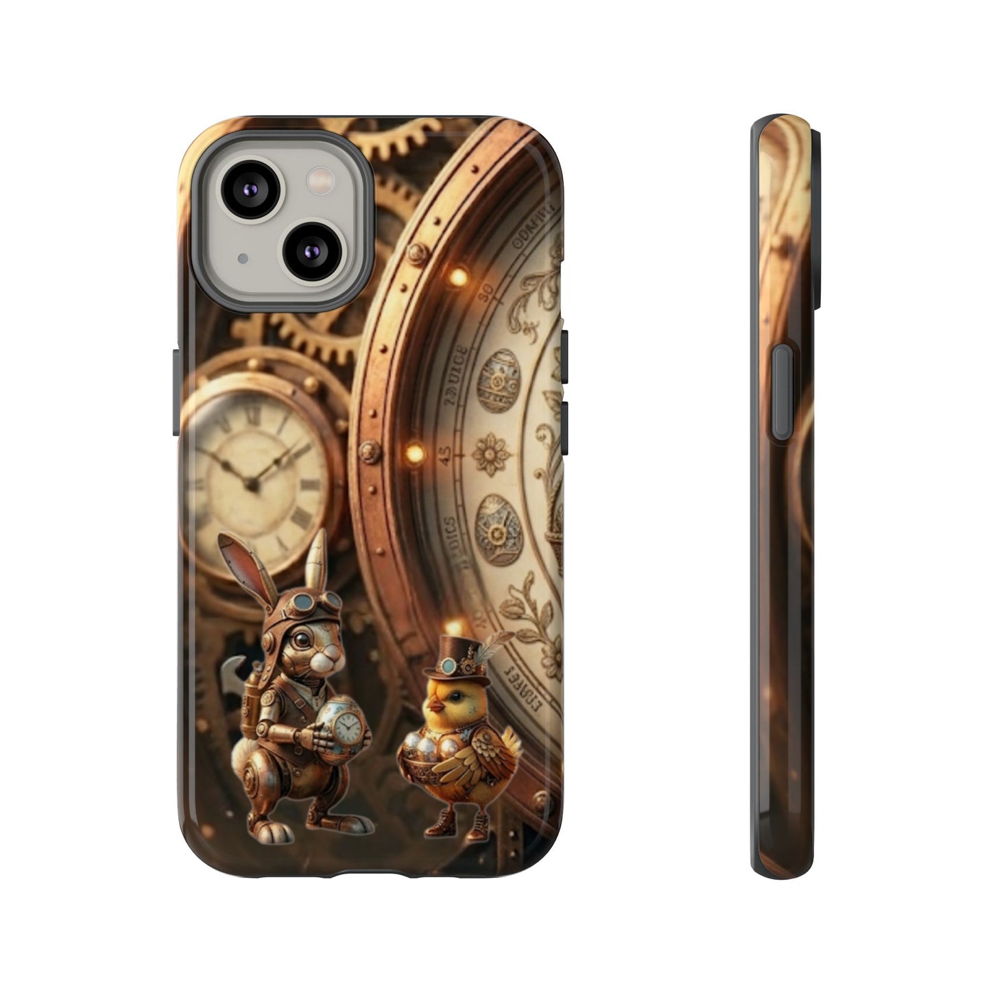 Protective Phone Case – Clockwork Cottontail