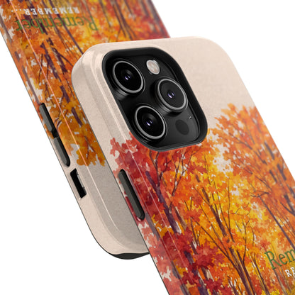 Impact-Resistant Phone Case – Autumn Remembered – Compatible with iPhone 11–17 & Samsung Galaxy S22–S26 Series