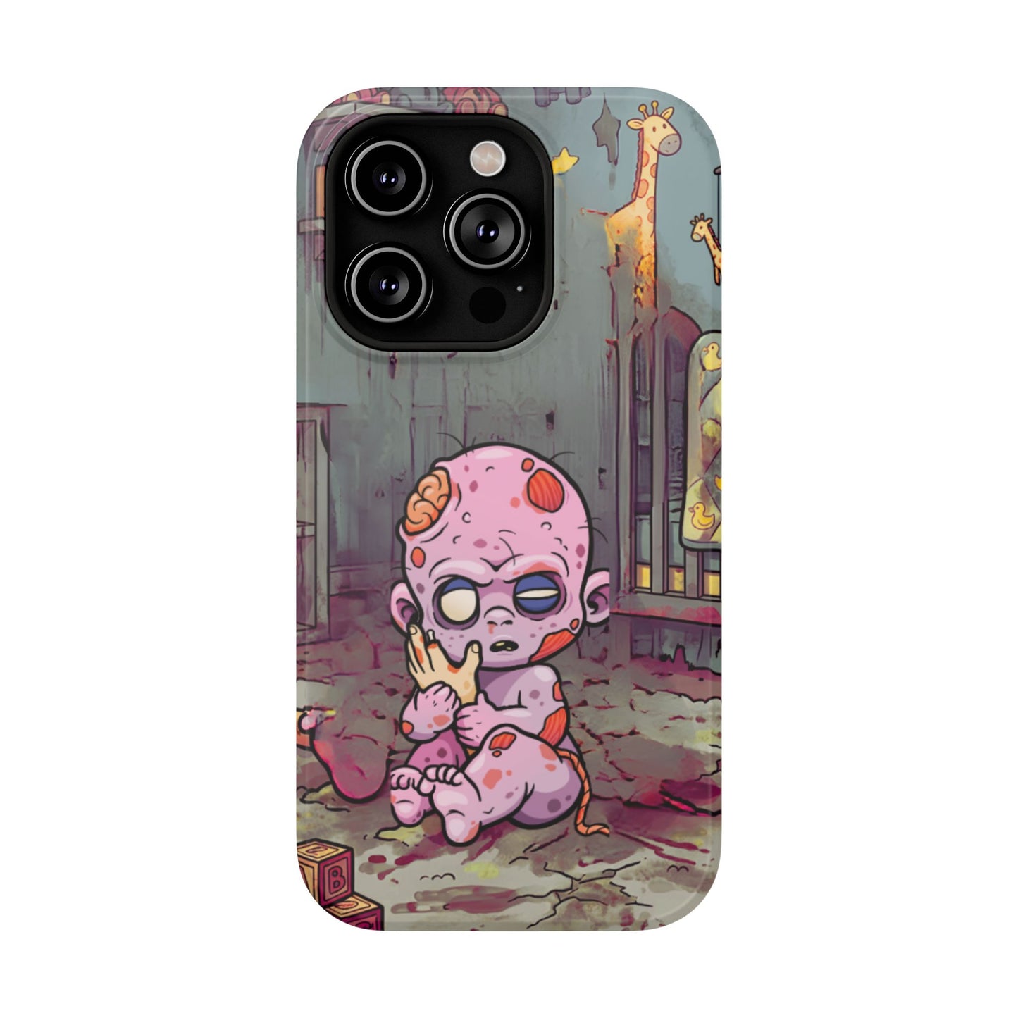 Zombie Baby Phone Case — Cute Creepy Impact-Resistant iPhone Case