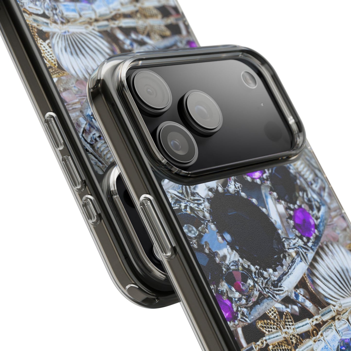 Clear Phone Case – Chrome Jewel