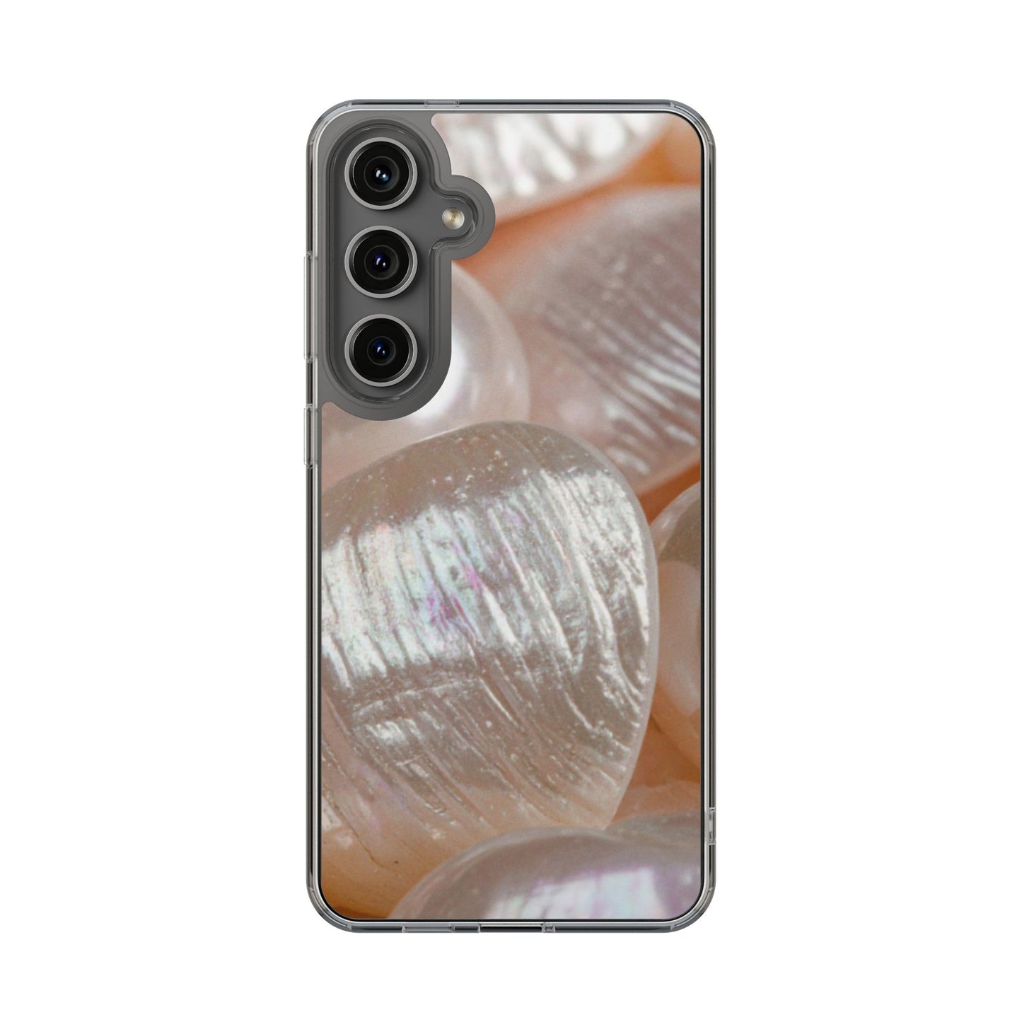 Clear Phone Case – Blush Pearl