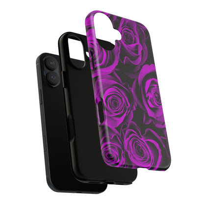 Protective Phone Case – Amethyst Roses