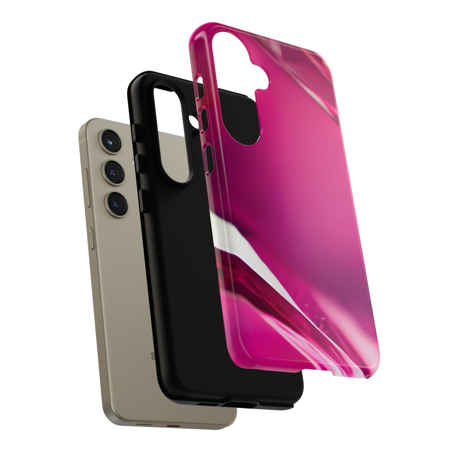 Protective Phone Case – Magenta Motion