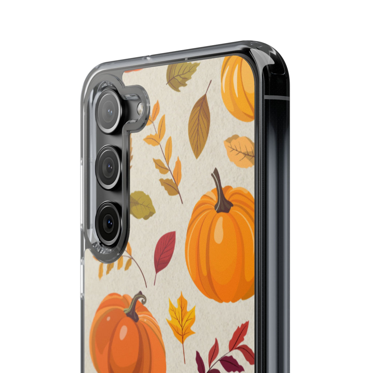 Clear Phone Case – Falling for Pumpkin