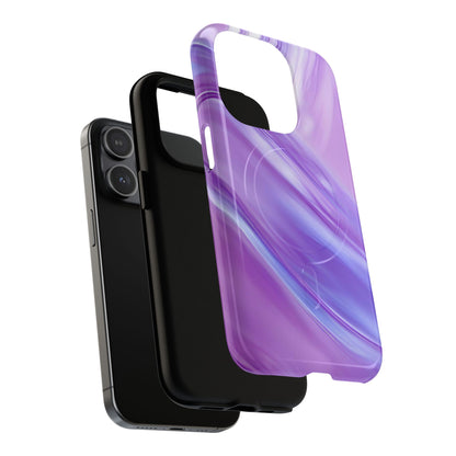 Protective Magnetic Phone Case – Lavender Wave