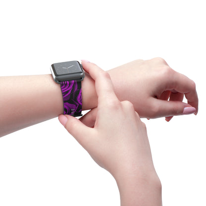 Watch Band – Amethyst Roses