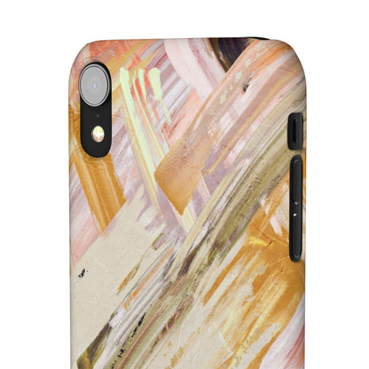 Snap Phone Case – Brush & Bronze